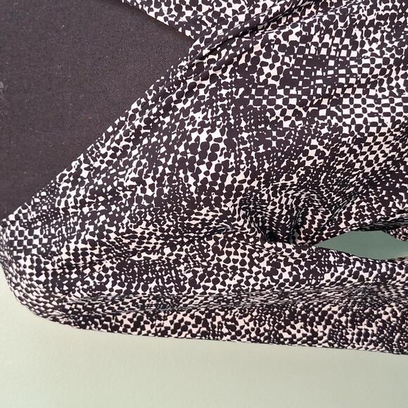 Lauren Ralph Lauren Black And White Wrap Dress Size 10 - Picture 2 of 9